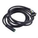 Electric Bike Extension Cable, 5 Pin Waterproof Display Connector Adapter Cable, 1.7 Meter Long for E-Bike Controller Box Instrument