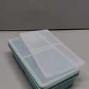 2 cup Silicone Freezer Trays with Lids, Silicone Soup Freezer Molds, Easily Prepare Portioned Meals, Great for Storing Soups, Lasagna, Leftovers, Sauces, and other Dishes, Dishwasher, Oven Safe (Green)