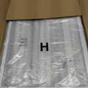 Hall Tree with Wheels and Hanging Hooks,Heavy-Duty Metal Coat Rack with Shoe Shelves,3-in-1 Narrow Entryway Storage for Small Space,Suitable for Hallway,Bedroom and Bathroom,White