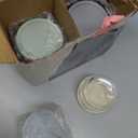 VITEVER [6 Pack] Salad Dressing Container To Go, 1.7 oz Glass Small Condiment Container with Lids, Dipping Sauce Cups Set, Leakproof Reusable Sauce Containers for Lunch Box Work Trip.