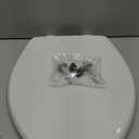 Bemis 7300SLEC Slow Close Toilet Seat, Easy Clean Hinges and Durable Plastic Seat, Made in USA, Elongated, White