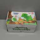 iPlay, iLearn Bouncy Pals Dinosaur Hopper Toy 2 Year Old Boy, Toddler Plush Bounce Animals, Ride on Bouncing Triceratops for Kids, Outdoor Hopping Horse Bouncer, Cool Birthday Gifts 3 4 5 6 Yr Girls