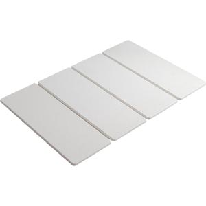 Efficient Silicone Stone Pad Quick Dry Pliable Diatomite Non Slip Safe Not Slip Diatomite Drying Mat (White)