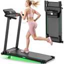Treadmills for Home, Walking Pad with Incline, Caminadoras para Hacer Ejercicio, 0.6-6.2 MPH Portable Foldable Under Desk Caminadora, Eléctrica Casa Tredmill, Folding Compact Running Machine