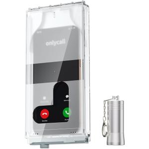 Portable Phone Lock Box for iPhone & Android, Self-control Cell Phone Jail for Students, Schools, Courts & Workplaces, Anti-distraction Tool with US-patented Magnetic Lock, Supports Answering Calls
