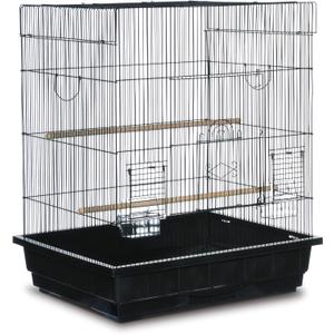 Pet Products Square Top Parakeet Cage, Black
 14 1/2" * 11" ( Grey )