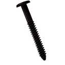 Window Shutters Panel Peg Lok Pin Pegs Screws Spikes 3 inch 32 Pack Fasteners (Black) Exterior Vinyl Shutter Hardware