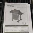 Nexgrill 3-Burner Propane Gas Grill with Side Tables, 27,000BTUs, Stainless Steel Lid, Spacious 429 SQ. In. Cooking Space, BBQ Grill for Outdoor Cooking, Patios, Parties, and More - 720-1012