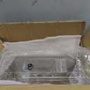 Acrylic Raffle Drum, Clear Raffle Ticket Drum Spinner Cage, Transparent Raffle Ticket Box for Lottery Games, Bingo, Raffle Balls