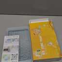 WIBIMEN Mini Ice Cube Trays, 0.55 Tiny Pebble Ice for Iced Coffee & Cocktails, Fast Chill, Easy Twist Release, Stackable with Lid & Storage Bin (2 Pack, Blue)