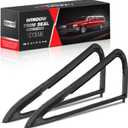 Front Door Window Vent Molding Rubber Felt Trim Seal Weather Strip Kit Fit Chevy C10 C20 C30 K10 K20 K30 K5 Blazer Suburban V1500 R1500 GMC C1500 C2500 C3500 K1500 K2500 K3500 Jimmy Truck