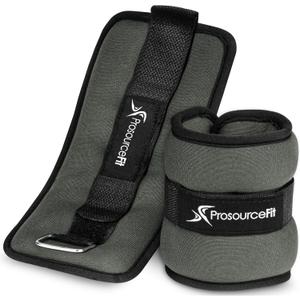 ProsourceFit Ankle/Wrist and Arm/Leg Weights Set of 2, Adjustable Strap 1 lb-5 lb, Adjustable Weight 15 lb, 10 lb, 7 lb for Men and Women