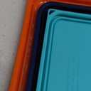 Sophico Rectangle Silicone Storage Cover Lids Replacement for Anchor Hocking and Pyrex Glass Bowls (Container not Included) (MIX-4 PACK)