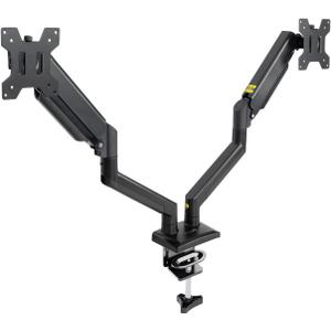 DB1434TNR-B Desk Mount for 2 Screens 13-34 Inches Black