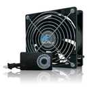 Computer Fan with AC Plug, 120mm Variable Speed Axial Muffin PC Fan with Controller 120V 110V 220V Small 12V Case Cooling for PC Server Cabinet DVR TV Router Receiver Xbox Greenhouse
