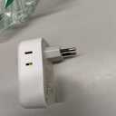 TESSAN European Travel Plug Adapter USB C 3 Pack, US to Europe Plug Adaptor with 4 AC Outlets 3 USB Charging Ports, Type C Power Adapter for USA to EU Euro Spain France Iceland Italy Germany Greece