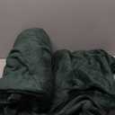 Exclusivo Mezcla Fleece Blankets Queen Size for Bed, Super Soft and Warm, All Season, Cozy, Plush, Lightweight, 90x90 Inches, Forest Green