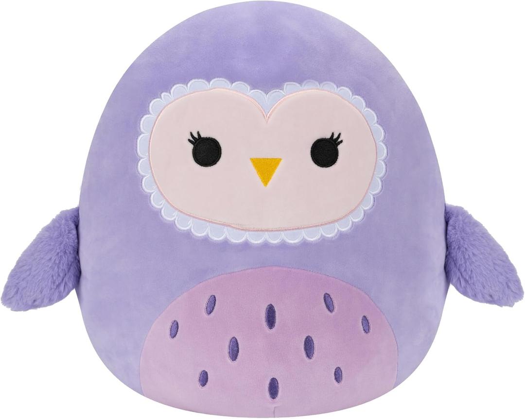 Squishmallows Original 14-Inch Scarlito Purple Barn Owl - Large Ultrasoft Official Jazwares Plush