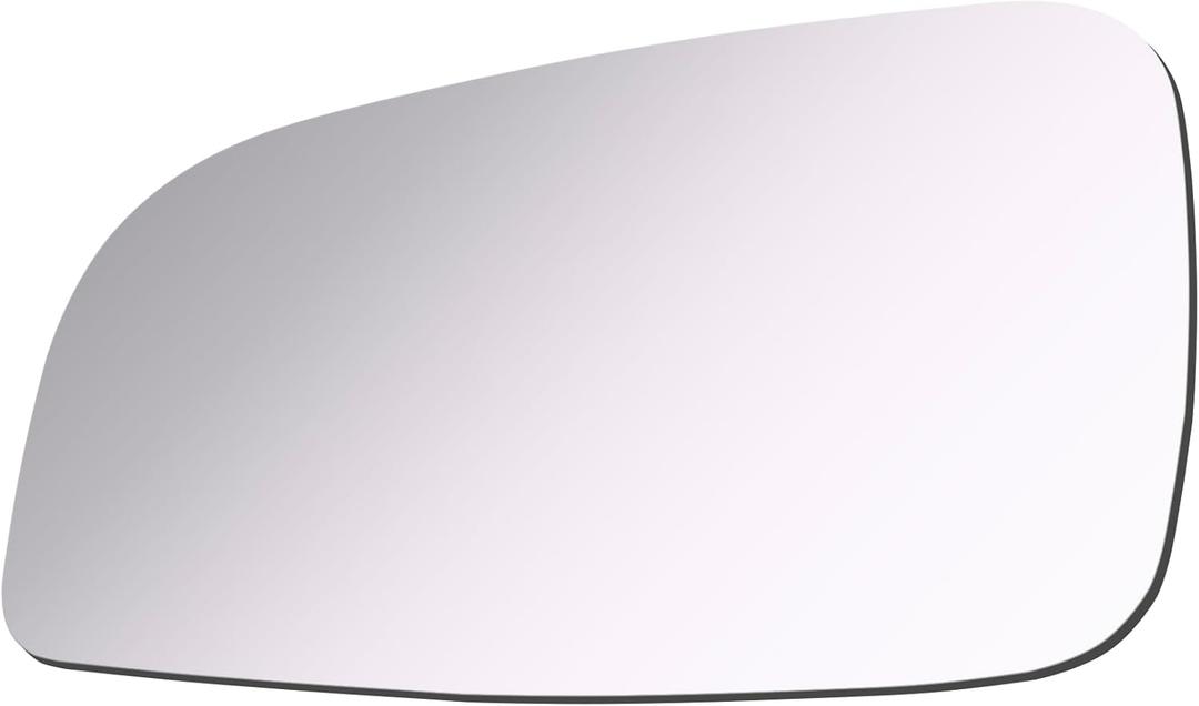 ReYee Mirror Glass fit for 2008 2009 2010 2011 2012 Chevy Malibu LS, LT 2007 2008 2009 Saturn Aura Driver Left Side Mirror Glass LH No Backing Plate Flat Including Adhesive