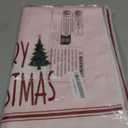 Artoid Mode Red Xmas Tree Merry Christmas Kitchen Towels Dish Towels, 18x26 Inch Farmhouse Star Snowflakes Decoration Cleaning Set of 2