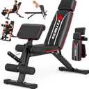 Adjustable Weight Bench with Leg Extension and Leg Curl, Foldable Workout Bench with Preacher Curl Pad, 900 LBS Capacity for Home Gym Strength Training