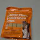 Amazon Basics Double Chew Bone Dog Treats, Chicken - 8 Count, 1 Pack