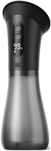 Ear Wax Removal Kit, Ear Cleaner, Electric Ear Wash Cleaning Kit, 2in1 Water Tank, 3 Pressure Settings, USB Ear Irrigation Flushing System Safe and Effective, Ear Syringe Kit Tools for Ear Clean, Black