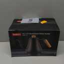 Bodum 27oz Bistro Gooseneck Electric Water Kettle, Pour Over Coffee & Tea, Stainless Steel, Matte Black