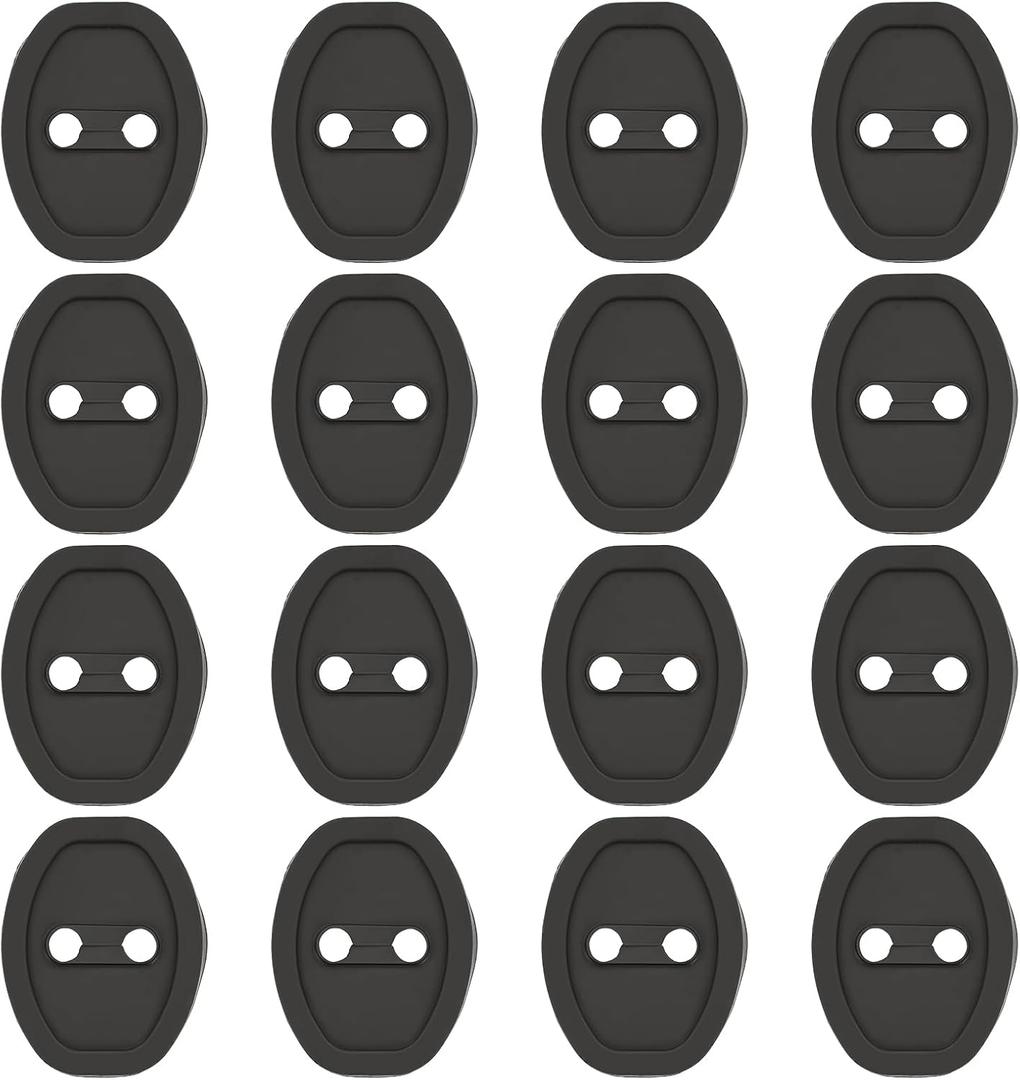 12 Piece Universal Silicone Car Door Latch Covers car Door Latch Cover - with Premium Quality and Easy Installation Trim Decoration Accessories for Most Car, SUV, Truck