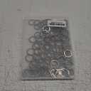 KINGFOREST 150-Pack 1 Inch Metal Key Rings (25mm) - Silver Split Keychain Rings for Keys, DIY Crafts, Home, Car & Office Accessories - Durable Nickel Flat Keyrings Bulk