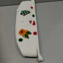 Christmas Baskets for Gifts Empty, Woven Rope White Christmas Gift Baskets Empty with Handle, Ribbon, Row Decor, Personalized Name Cotton Rope, Xmas Holiday Storage Gifts Baskets Decor for Home