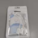 Lightning to USB C Adapter (2 Pack), Fast Charging & Data Transfer, USB C Charger Connector Cable for iPhone 17/16/15, iPad Pro/Air, Samsung,Pixel-(Not for Headphone/OTG)