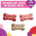 Milk-Bone Minis Sweetheart Snacks, Mini Dog Treats, 25 Oz. Canister (EXP 03/10/27)