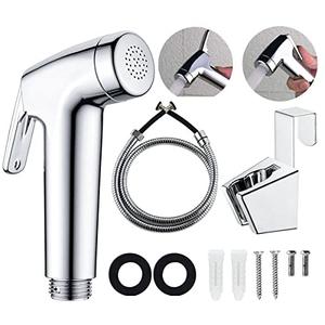 LikeHome Bidet Sprayer for Toilet,Handheld Bidet Rinse Spray Head Hand Toilet Attachment Sprayer Chrome（Without T-Adapter）