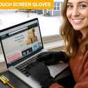 Waterproof Winter Gloves for Women and Men: Thermal Gloves with Touchscreen Fingers for Running in Cold Weather