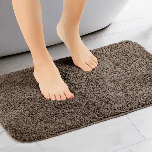 Bathroom Carpet 20.5x29 Inch Light Brown