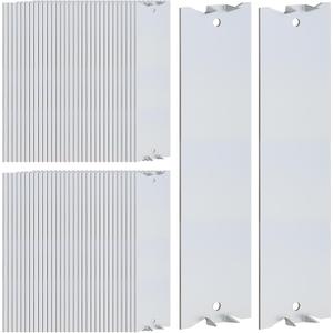 70 Pack Nail Plate for Wood Studs 6 x 1.5 Inch Cable Protector Plate Safety Metal Furniture Hardware with Pointed Prongs for Plumbing & Wiring Protection
