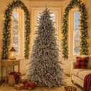 Silver 50 Set Christmas Beads Ornaments Christmas Tree Decorations Xmas Hanging Plastic Teardrop with Hooks for Centerpieces Home Decor for Xmas Tree Party Supplies Chandelier Decorations