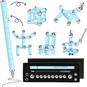 Fidget Pens Gifts For Teen Boys - Novelty Christmas Stocking Stuffers For Adults, Unique Birthday Gifts For Young Men Women Him Her Teenage Boys Girls, Cool Gadget Stress Relief Toys For Adults (Funny blue)