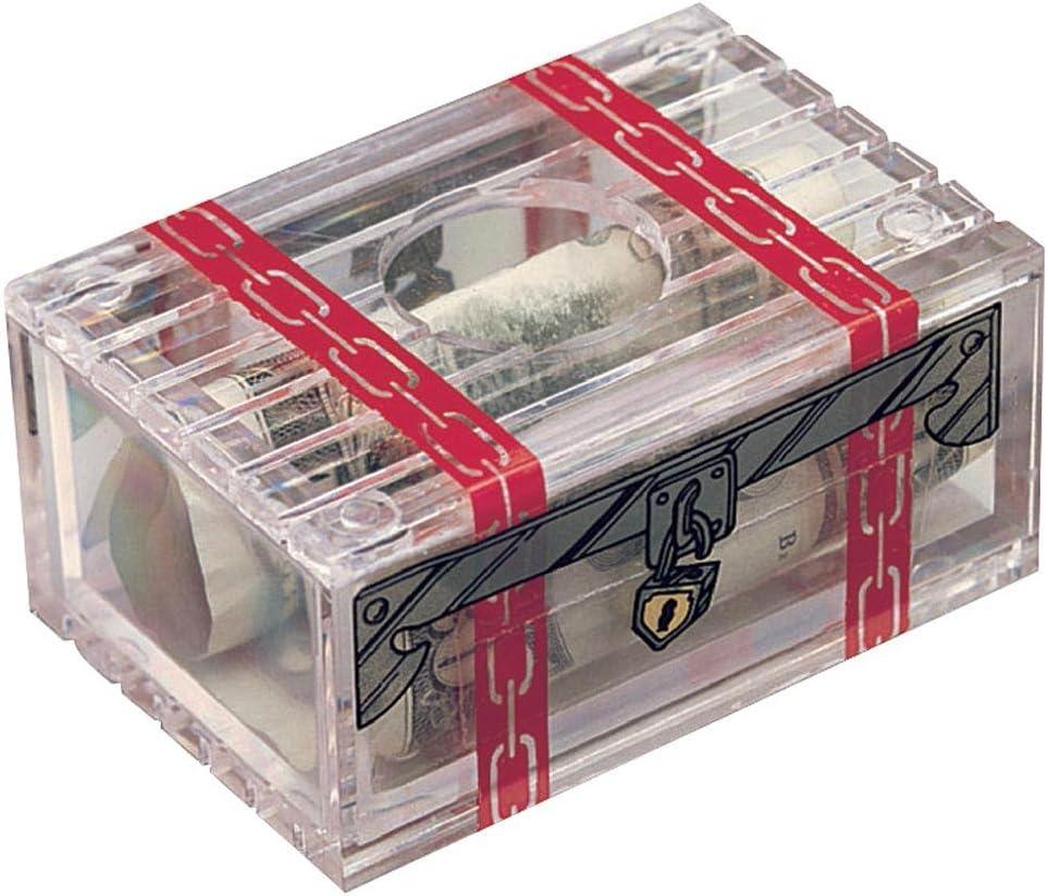 Bits and Pieces Puzzle Box Treasure Chest Brain Teaser Puzzle - Bank Brainteaser Game for Adults and Puzzlers