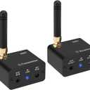 SIIG Pro Wireless IR Remote Control Extender Kit, Infrared Repeater Signal Booster, IR 20 to 60 KHz - USB Powered Transmitter and Receiver with Pairing Button - 656FT (200m) CE-RC0111-S1