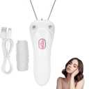 Threading Hair Removal, Hair Removal Device, Electric Threading Epilator USB Hair Remover for & Body Hair Removal with Cotton Thread Roll (Pinks)