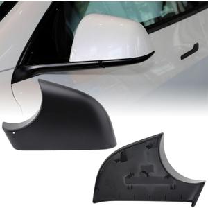 Mirror Bottom Cover Compatible With Tesla Model Y 2018-2024 Left Driver Side Rearview Mirrors Lower Base Cover Cap Trim (Black)