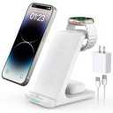 3 in 1 Magnetic Wireless Charging Station Apple 20W Mag-Safe Charger Stand Magnetic Wireless Charger for iPhone 16 15 14 13 12 Pro/Pro Max/Plus/Mini AirPods 2/3/Pro iWatch Ultra/8/7/SE/6/5/4/3/2 
