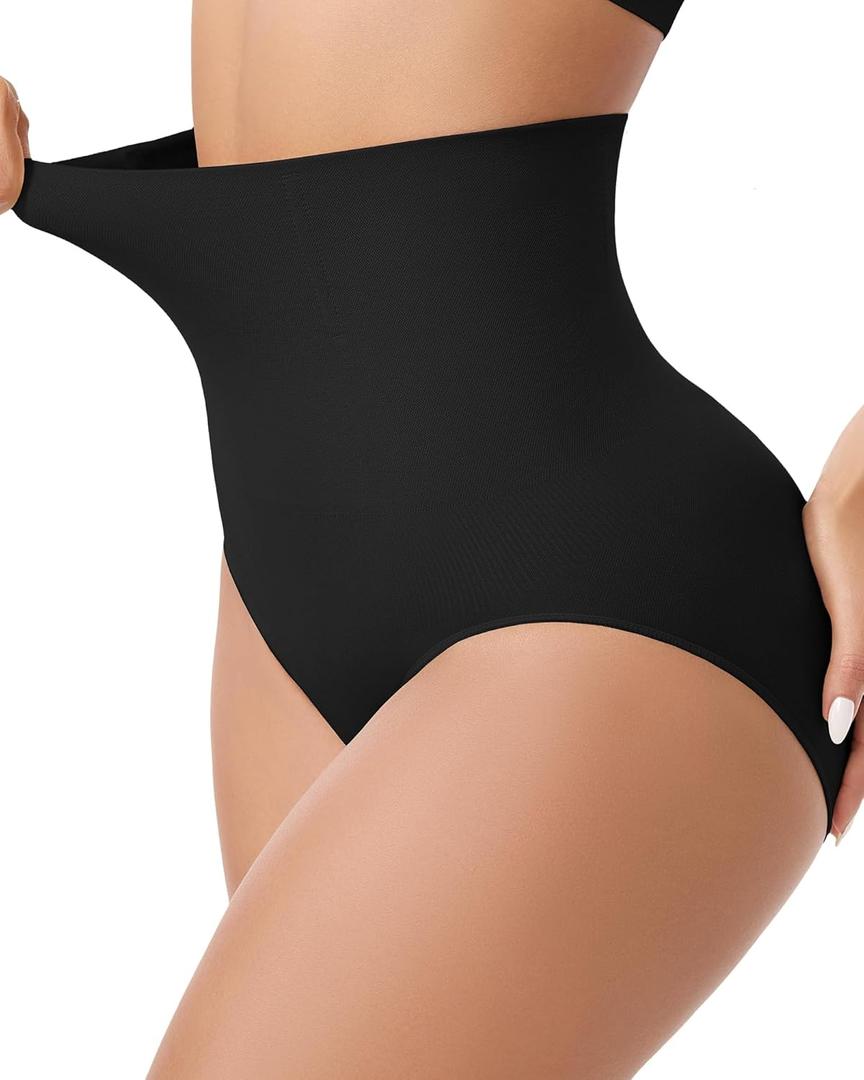 YADIFEN Tummy Control Shapewear High Waisted Underwear for Women, Seamless Girdle Steel Boned Butt Lifting Panties (3X-Large, Black)