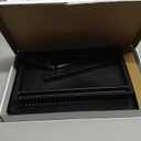 Allsop Metal Art Tri Level Stand, for 27" Monitors, 14.5" X 9.25" X 4.13" to 5.75", Black, Supports 30 Lb