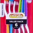FRESHX Orazen Extra Hard and Firm Bristle Adult Toothbrush 12-Count