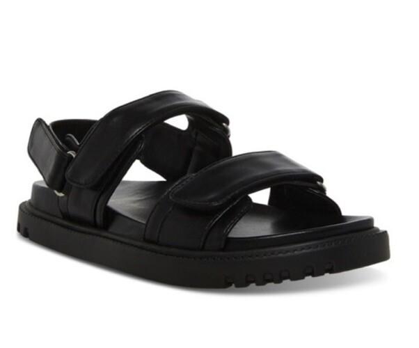 Madden Girl Amore Footbed Sandals Black,Size 13