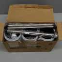 Toilet Brush, 3 Pack Toilet Brush and Holder Set Bathroom Accessories, Toilet Bowl Brush and Holder with 3 Crevice Brush for Bathroom, Toilet Scrubber Brush (Black)