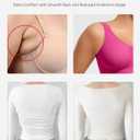 FeelinGirl Bras for Women No Underwire Seamless Smooth Bralette Full Coverage Comfy Everyday Bras with Wide Straps (Pink, XL)
